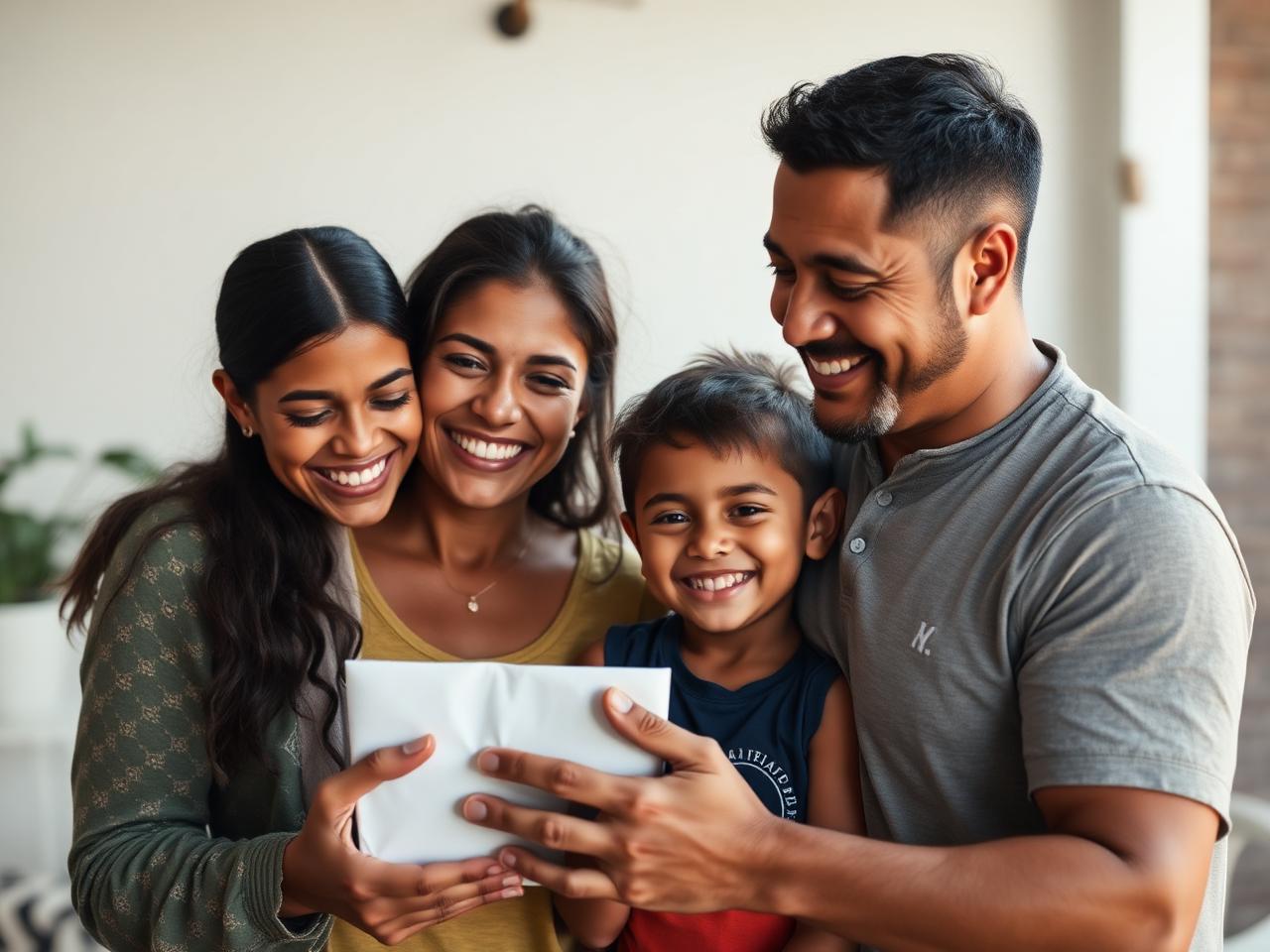 Família apoiada pelo Fundo do Bem